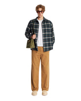 Green Check Wool Shirt | PDP | Antonia
