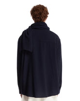 Camicia Con Sciarpa George Blu | PDP | Antonia