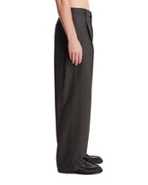 Gray Viscose Trousers | PDP | Antonia
