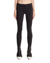 Black Leggings with Leather Gaiters | PDP | Antonia