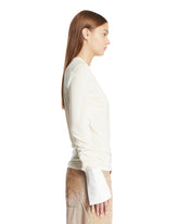 White Nora Long Sleeve T-Shirt | PDP | Antonia