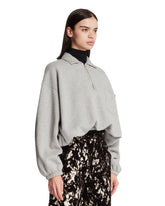 Gray Cotton Sweatshirt | PDP | Antonia
