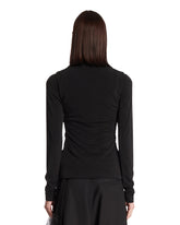 Black Joy Double-Fabric Top | PDP | Antonia