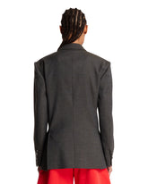 Gray Wool Jacket | PDP | Antonia