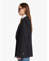 Blue Barrysta Wool Blazer | PDP | Antonia