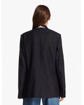 Blue Barrysta Wool Blazer | PDP | Antonia