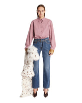 Pink Chloris Cotton Shirt - WELCOME PROMO ROW | PLP | Antonia