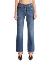 Jeans Persy Con Rivetti Blu - DONNA | PLP | Antonia