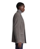 Blazer Doppiopetto In Lana Grigio | PDP | Antonia