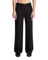 Black Trousers With Integrated Belt | PDP | Antonia