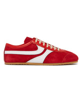 Sneakers In Suede Rosse | PDP | Antonia