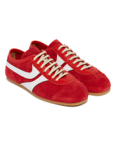 Sneakers In Suede Rosse | PDP | Antonia