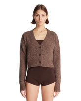 Beige Ebba V-Neck Cardigan | PDP | Antonia