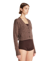 Beige Ebba V-Neck Cardigan | PDP | Antonia