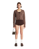 Beige Ebba V-Neck Cardigan | PDP | Antonia