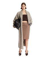 Gray Camilla Long Knit Cardigan | PDP | Antonia
