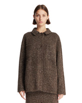 Brown Wool-Blend Cardigan - ELY ELY | PLP | Antonia