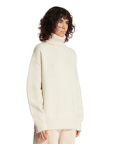 Maglione A Collo Alto In Cashmere Bianco | PDP | Antonia
