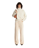 Maglione A Collo Alto In Cashmere Bianco | PDP | Antonia