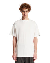 T-Shirt In Cotone E Cashmere Bianca | PDP | Antonia