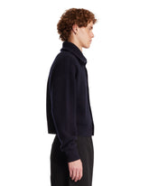 Cardigan In Cotone Blu | PDP | Antonia