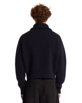 Cardigan In Cotone Blu | PDP | Antonia