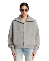 Gray Cashmere Cardigan | PDP | Antonia