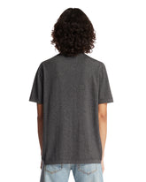T-Shirt In Cotone E Cashmere Grigia | PDP | Antonia