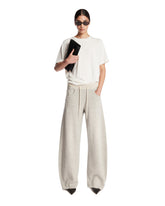 White Cotton and Cashmere T-Shirt | PDP | Antonia