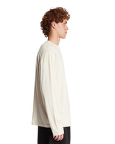 T-Shirt In Cotone E Cashmere Bianca | PDP | Antonia