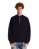 Maglione Girocollo Con Zip Blu | PDP | Antonia