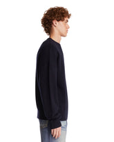Maglione Girocollo Con Zip Blu | PDP | Antonia