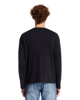Blue Cotton and Cashmere T-Shirt | PDP | Antonia