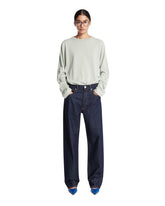 Green Cotton and Cashmere T-Shirt | PDP | Antonia