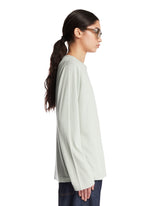 Green Cotton and Cashmere T-Shirt | PDP | Antonia
