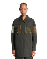 Green Technical Gabardine Jacket | PDP | Antonia