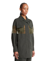 Green Technical Gabardine Jacket | PDP | Antonia