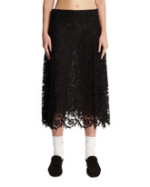 Gonna In Pizzo Macrame Nera | PDP | Antonia