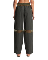 Green Technical Gabardine Trousers | PDP | Antonia
