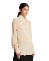 Camicia In Seta Beige | PDP | Antonia