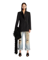 Black Ines Double-Breasted Blazer | PDP | Antonia