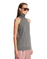 Gray Devon Knit Top | PDP | Antonia