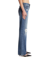 Frame x Alexandra Leclerc The Vertical Jeans Blu | PDP | Antonia