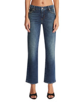 Frame x Alexandra Leclerc Blue Cigarette Jeans | PDP | Antonia