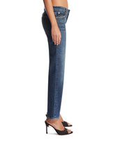 Frame x Alexandra Leclerc Blue Cigarette Jeans | PDP | Antonia