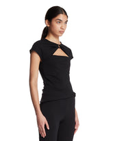 Frame x Alexandra Leclerc The Casino Top Nero | PDP | Antonia