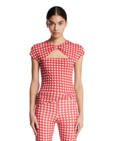 Frame x Alexandra Leclerc The Casino Top Rosso - FRAME | PLP | Antonia