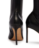 Black R1B1058 Leather Ankle Boots | PDP | Antonia