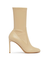 Beige Leather R1B1058 Mid-Calf Boots | PDP | Antonia