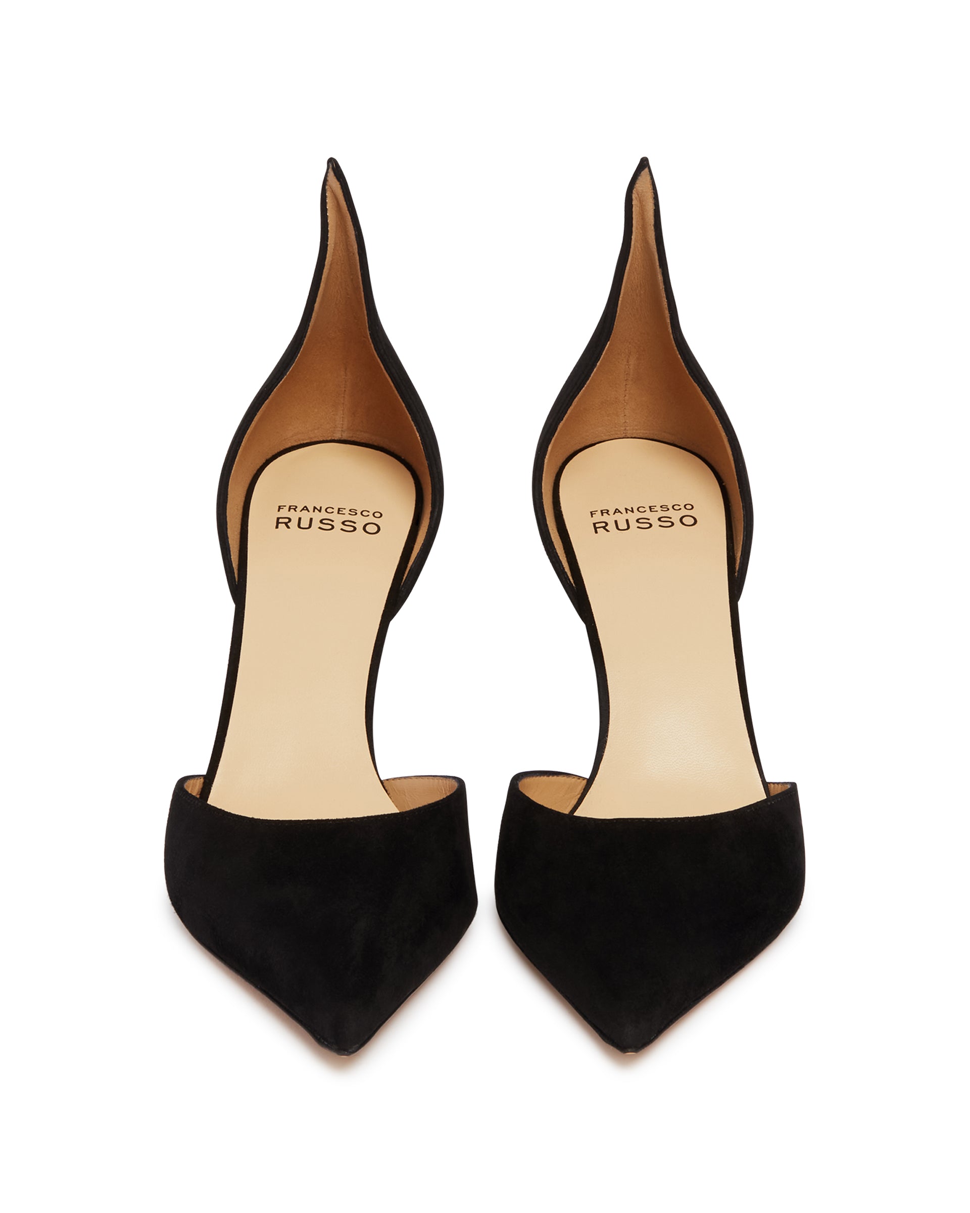 Black R1P1038 Pumps | FRANCESCO RUSSO - Antonia